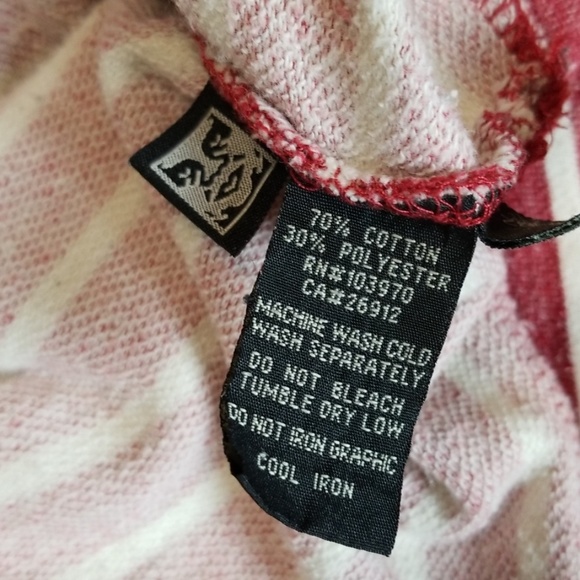 Obey Propaganda Red White Striped Top - Picture 7 of 7